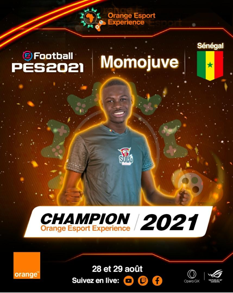 Orange Esport Experience 2021 : Intraitable, Momojuve champion d'Afrique sur PES - wiwsport