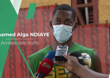 (Vidéo) Afrobasket 2021 – Mohamed Alga Ndiaye, arrière des Lions « On est prêt à relever le défi »