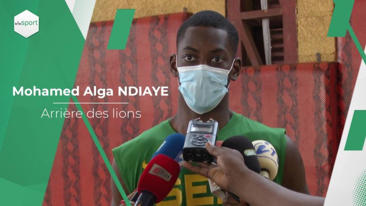 (Vidéo) Afrobasket 2021 - Mohamed Alga Ndiaye, arrière des Lions "On est prêt à relever le défi" - wiwsport