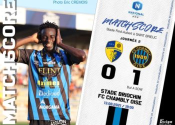 Chambly : Buteur, Ansou Sow offre la victoire à son équipe - wiwsport