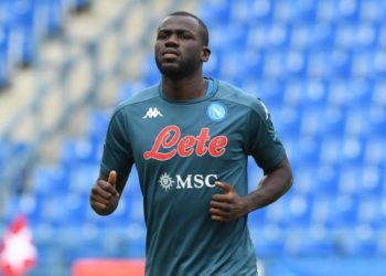 KRAKOW, POLAND - AUGUST 04: Kalidou Koulibaly of Napoli during the Pre-Season Frienldy match between Wisla Krakow and SSC Napoli at  on August 04, 2021 in Krakow, Poland. (Photo by SSC NAPOLI/SSC NAPOLI via Getty Images)