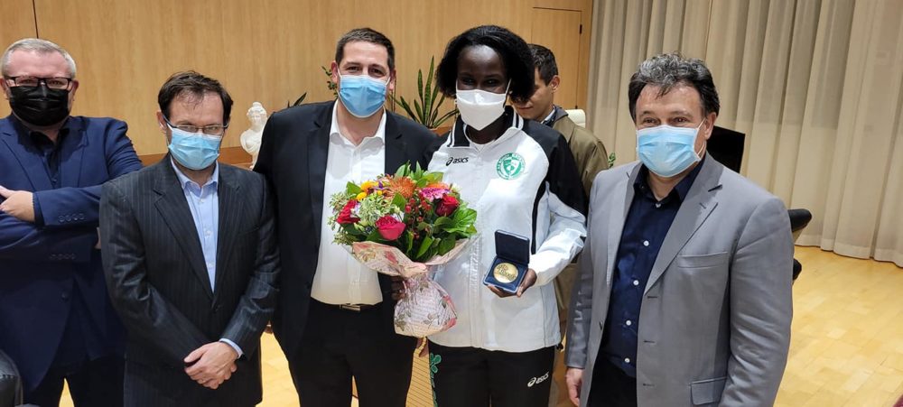 Bineta Diongue honorée par la Mairie Bondy pour avoir participé aux JO de Tokyo 2021 - wiwsport Bineta Diongue honorée par la Mairie Bondy pour avoir participé aux JO de Tokyo 2021 - wiwsport