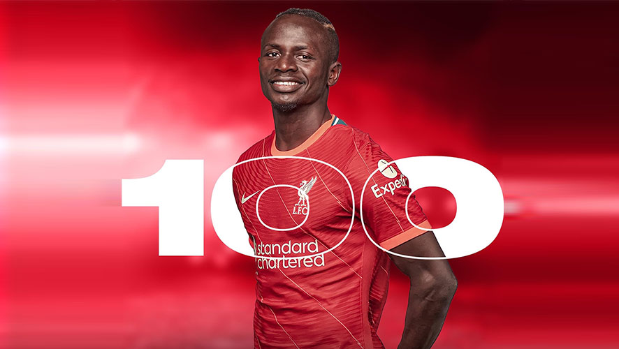 La Premier League rend hommage à Sadio Mané : 5ème joueur actif avec 100 buts ! - wiwsport La Premier League rend hommage à Sadio Mané : 5ème joueur actif avec 100 buts ! - wiwsport