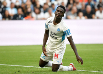 Bamba DIENG during the Ligue 1 Uber Eats match between Marseille and Rennes at Orange Velodrome on September 19, 2021 in Marseille, France. (Photo by Christophe Saidi/FEP/Icon Sport)