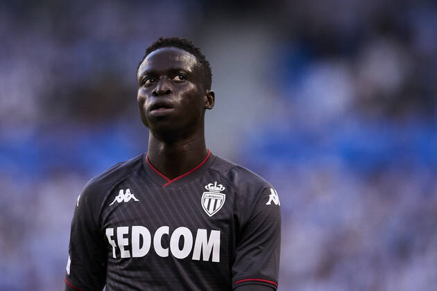 Europa League / Monaco - PSV Eindhoven : Krépin Diatta sur le banc pour son retour sur blessure ! - wiwsport FOOTBALL - EUROPA LEAGUE - Real Sociedad vs AS Monaco Krepin Diatta of AS Monaco looks on during the Europa League football match between Real Sociedad and AS Monaco at Reale Arena on 30 of September, 2021 in San Sebastian, Spain. San Sebastian Reale Arena Basque Country Spain RSOvs MON034 Copyright: xRicardoxLarreinax