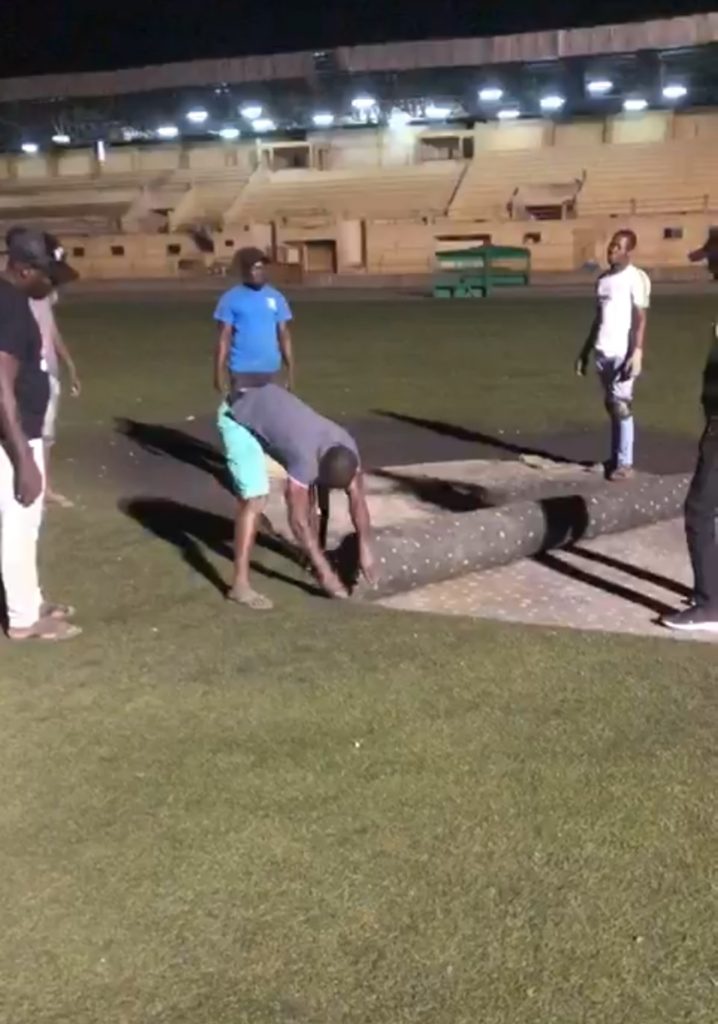 Stade Ngalandou Diouf - Les travaux de réfection ont démarré - wiwsport Stade Ngalandou Diouf - Les travaux de réfection ont démarré - wiwsport
