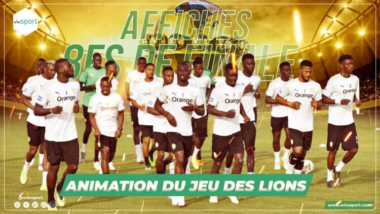🛑 Live – Affiches 8es de finales - Animation jeu des Lions #Wakhsakhalate #MankoWutiNdamli - wiwsport