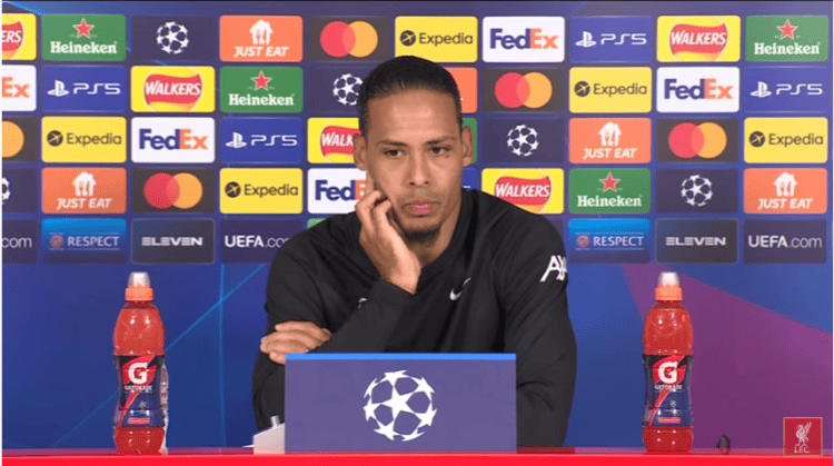 Virgil van Dijk : « Affronter le Sénégal à la Coupe du Monde ? J'ai énormément de respect pour cette équipe » - wiwsport Capture d'écran LFC