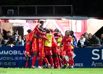 Barrages Ligue 2 : Un doublé d'Issa Soumaré contre Villefranche rapproche Quevilly Rouen Métropole du maintien ! - wiwsport