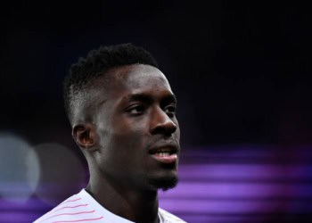 PARIS, FRANCE - JANUARY 12: Idrissa Gueye of Paris Saint-Germain warms up before the Ligue 1 match between Paris Saint-Germain and AS Monaco at Parc des Princes on January 12, 2020 in Paris, France. (Photo by Aurelien Meunier - PSG/PSG via Getty Images)