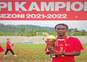 Le sénégalais Babacar Fall devient Champion de la D2 Albanaise