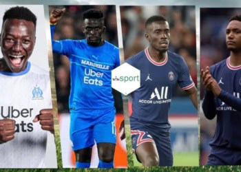 Mercato - Gana Gueye, Abdou Diallo, Bamba Dieng et Pape Gueye dans le flou - wiwsport