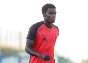 Moussa Wagué assiste à son premier entraînement avec HNK Gorica