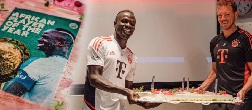 (Vidéo) Le Bayern Munich a célébré le trophée de Sadio Mané, meilleur joueur africain ! - wiwsport (Vidéo) Le Bayern Munich a célébré le trophée de Sadio Mané, meilleur joueur africain ! - wiwsport