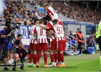 Europa League : Avec Abou Cissé et Ousseynou Ba, l'Olympiacos passe difficilement aux barrages face au Slovan Bratislava - wiwsport