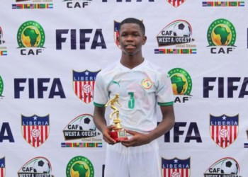 WAFU/ A – U15 : Auteur d’un doublé, Souleymane Diop récompensé !