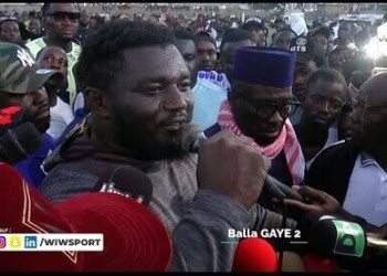 Lutte : Balla Gaye 2 annonce la couleur et avertit Gris : « Mbeur dootoumeu Yapp Sénégal » - wiwsport