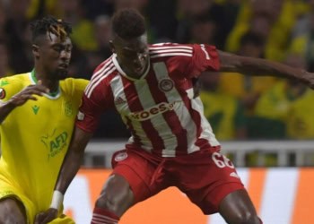 Ligue Europa : Pape Abou Cissé et l'Olympiacos s'inclinent sur le fil contre le FC Nantes - wiwsport