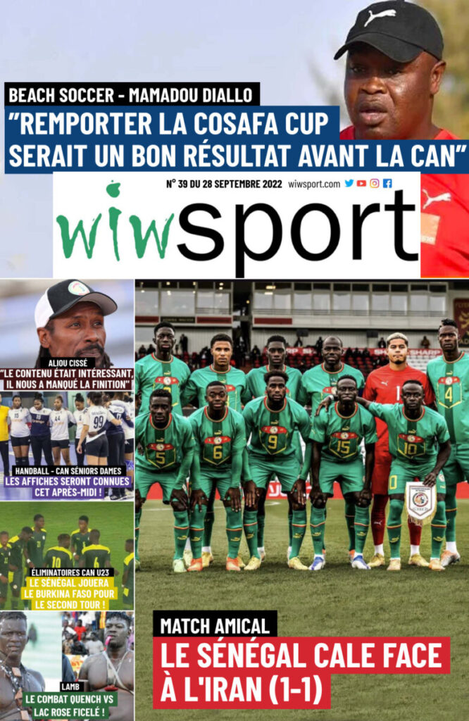 wiwsport Quotidien – Lire le n°39 du Mercredi 28 septembre - wiwsport
