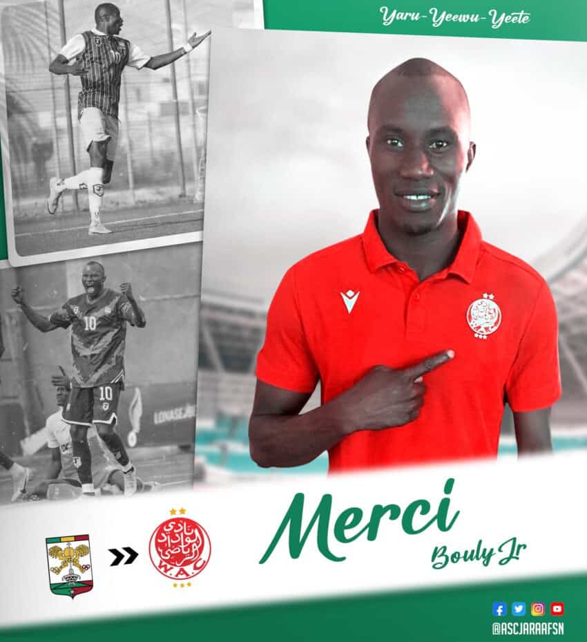 Mercato - Wydad AC : Jaraaf empoche plus de 100 millions grâce à Bouly ! - wiwsport Mercato - Wydad AC : Jaraaf empoche plus de 100 millions grâce à Bouly ! - wiwsport