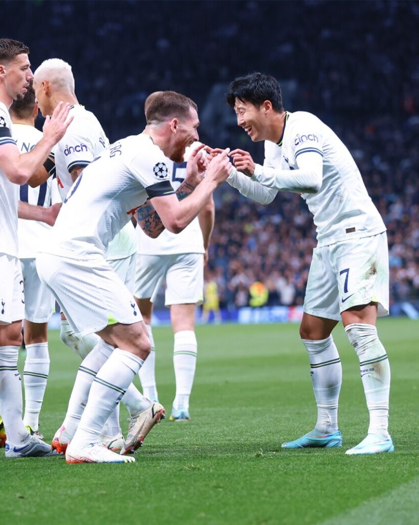 Ligue des Champions : Tottenham de Pape Matar Sarr bat Francfort et domine son groupe - wiwsport Ligue des Champions : Tottenham de Pape Matar Sarr bat Francfort et domine son groupe - wiwsport