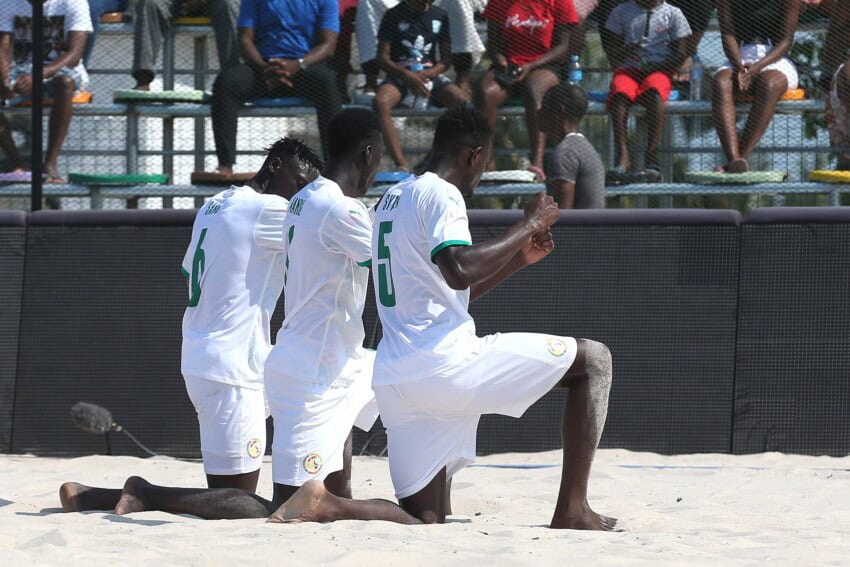 CAN Beach Soccer 2022 : Revivez en vidéo le festival offensif des Lions contre l'Ouganda - wiwsport