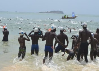 Natation : 650 nageurs défient les eaux dans la 34e traversée Dakar-Gorée - wiwsport