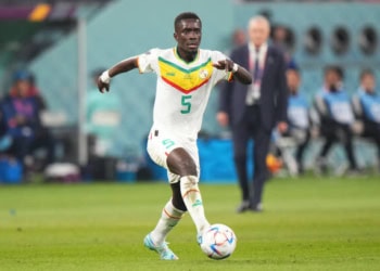 Idrissa Gana Gueye of Senegal during the FIFA World Cup Qatar 2022 match, Group A, between Ecuador and Senegal played at Khalifa International  Stadium on Nov 29, 2022 in Doha, Qatar. (Photo by Bagu Blanco / Pressinphoto / Icon Sport)