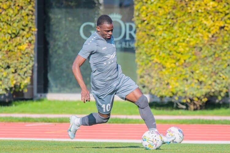 Lettonie : Le Sénégal, nation étrangère la plus représentée en D1 - wiwsport Ousseynou Niang lors d'un match avec le Riga FC / Crédit image : Instagram
ousseynouniang_lofficiel