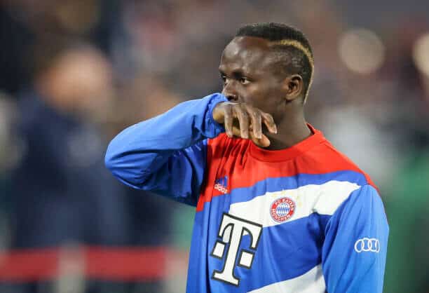 Sadio Mané au Bayern Munich, un « patron » qui peine à s’imposer ? - wiwsport MUNICH, GERMANY - APRIL 04: Sadio Mane of Bayern Muenchen warming up before the DFB Cup quarterfinal match between FC Bayern München and SC Freiburg at Allianz Arena on April 04, 2023 in Munich, Germany. (Photo by Stefan Matzke - sampics/Getty Images)