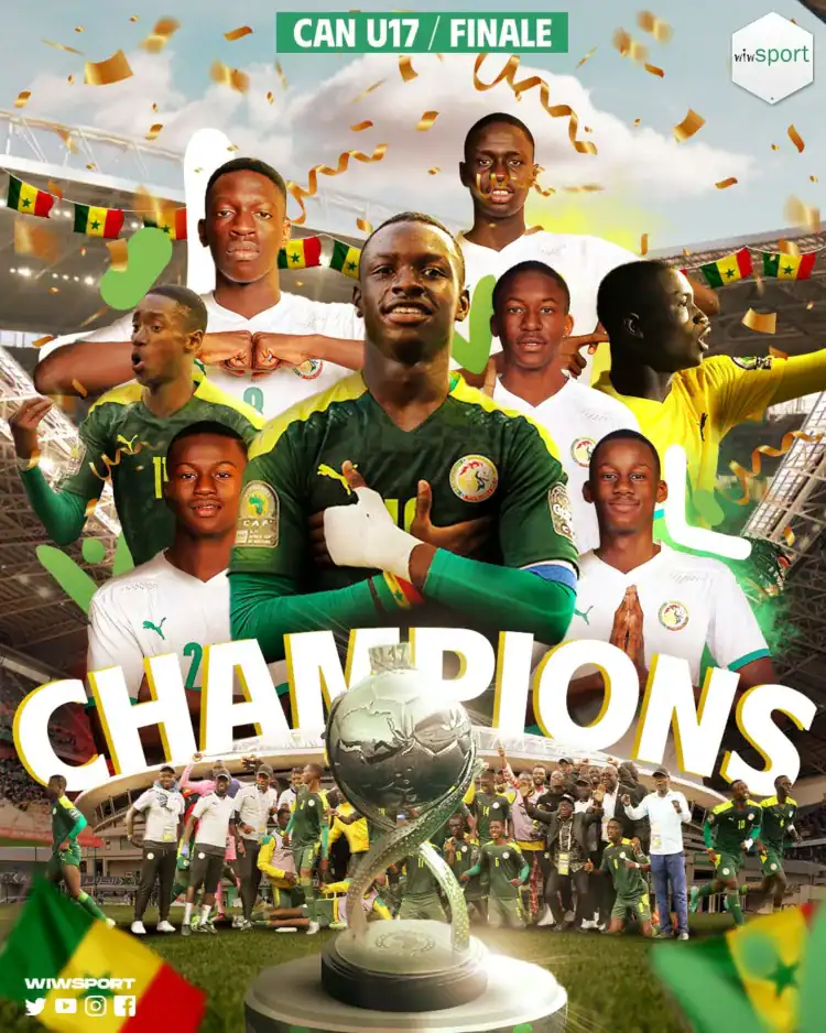 CAN U17 : Roi d'Afrique, le Sénégal reussit la "manita" - wiwsport