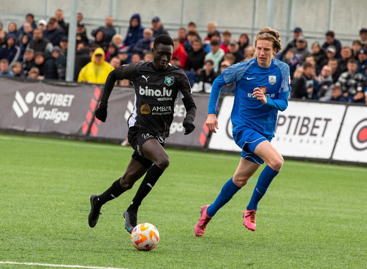Virsliga : Mélèye Diagne ouvre son compteur-buts avec Auda | Wiwsport