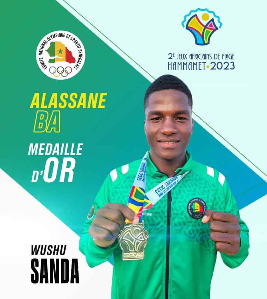 Jeux Africains de la plage 2023 – Le Sénégal remporte des médailles en Wushu ! - wiwsport Jeux Africains de la plage 2023 – Le Sénégal remporte des médailles en Wushu ! - wiwsport