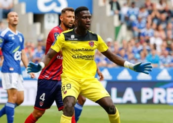 99 Mory DIAW (cf63) during the Ligue 1 Uber Eats match between Strasbourg and Clermont at La Meinau Stadium on September 11, 2022 in Strasbourg, France. (Photo by Loic Baratoux/FEP/Icon Sport) - Photo by Icon sport