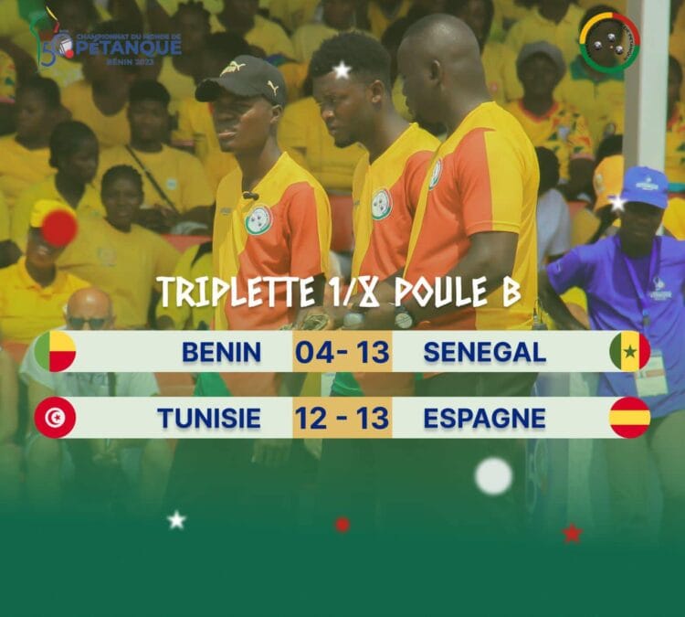 Pétanque : Championnat du monde à Cotonou : Le Sénégal chute en quart de finale - wiwsport