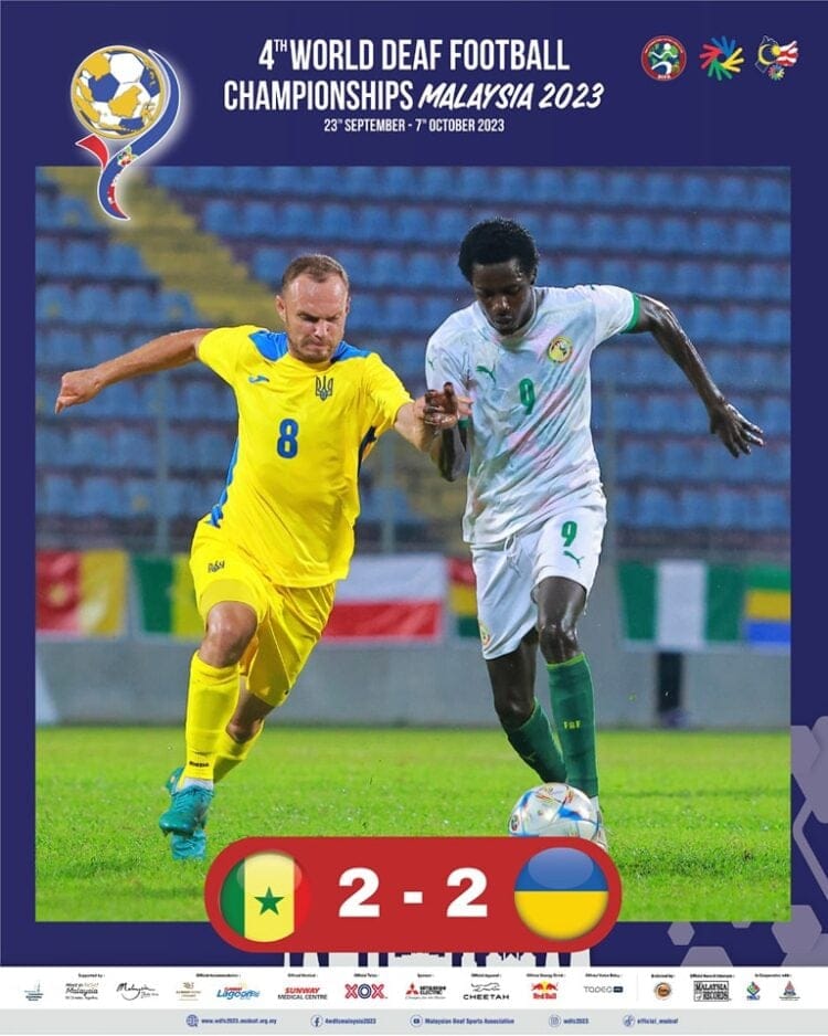 Championnat du monde 2023 - Les Lions malentendants concèdent le nul face à l'Ukraine (2-2) - wiwsport Championnat du monde 2023 - Les Lions malentendants concèdent le nul face à l'Ukraine (2-2) - wiwsport