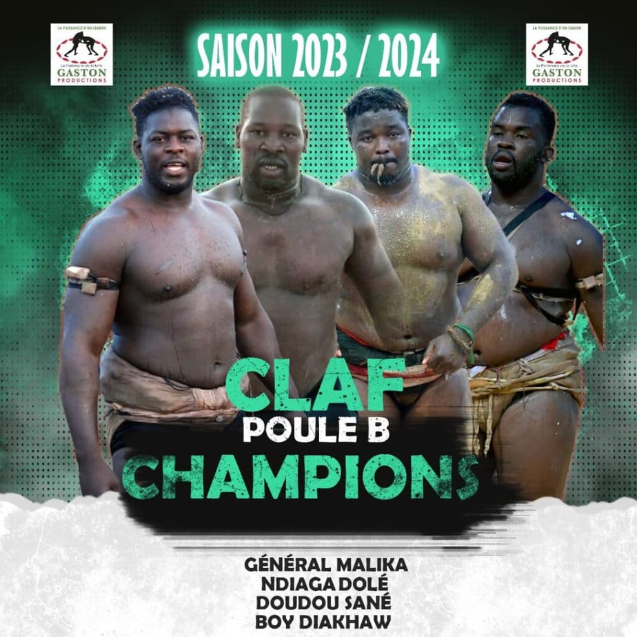 Doudou Sané, Général Malika, Ndiaga Dolé et Boy Diakhaw : La Poule B du claf de Gaston connue - wiwsport Doudou Sané, Général Malika, Ndiaga Dolé et Boy Diakhaw : La Poule B du claf de Gaston connue - wiwsport