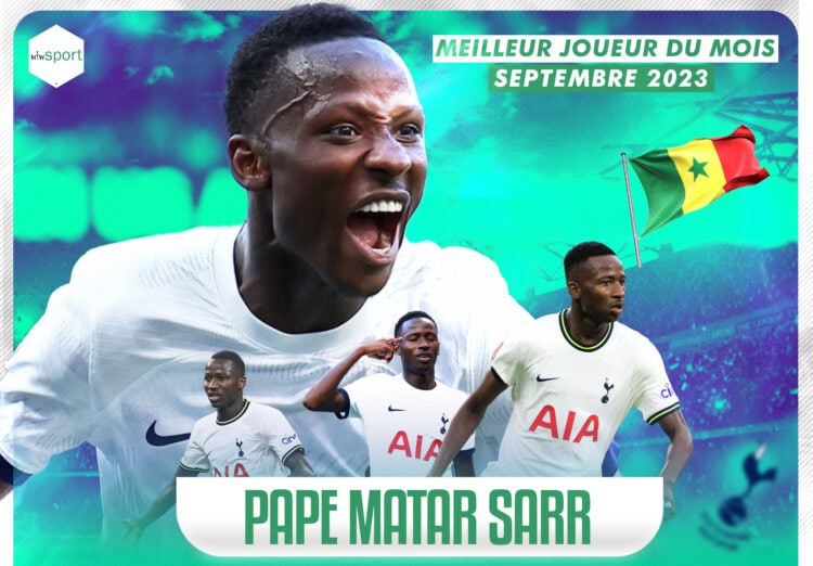 Avec plus de 70% des votes, Pape Matar Sarr élu Joueur #wiwsport du mois de Septembre ! - wiwsport