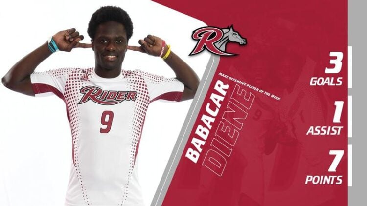 MAAC - Avec 11 buts inscrits dont un triplé, Babacar Diene nommé joueur offensif du mois ! - wiwsport