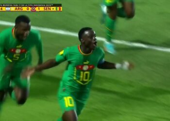 Mondial U17 : Amara Diouf ouvre le score pour les Lionceaux face à l'Argentine (vidéo) - wiwsport