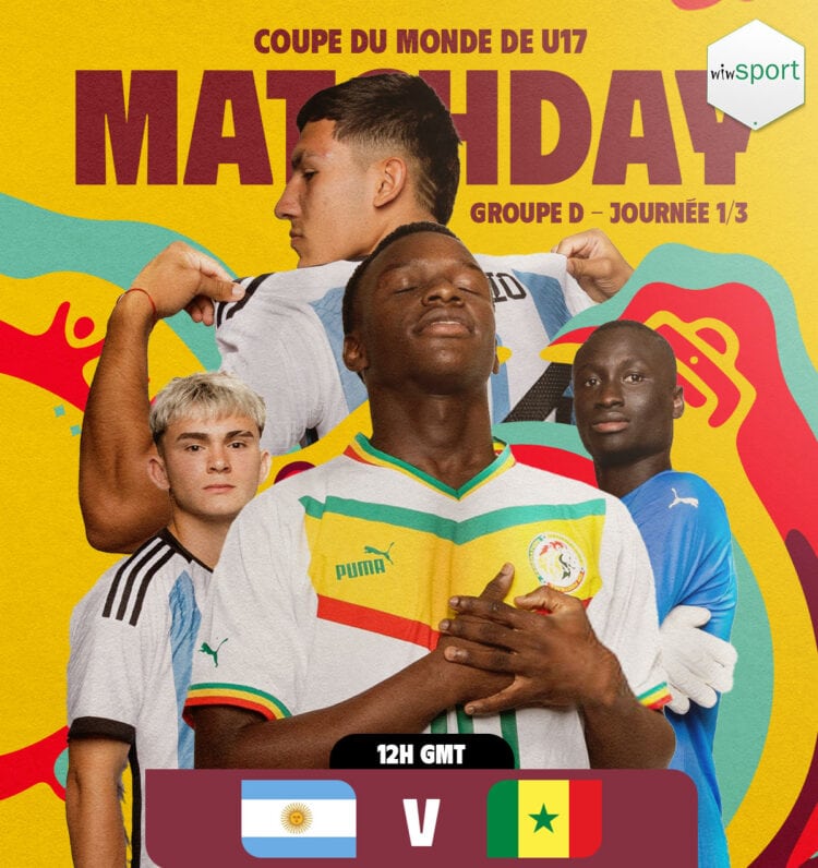 LIVE - Coupe du Monde U17 : Suivez le match Argentine vs Sénégal en direct - wiwsport