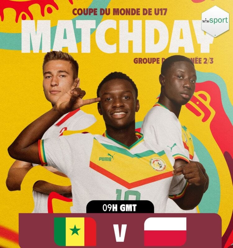 LIVE - Coupe du Monde U17 : Regardez en direct le match Sénégal vs Pologne - wiwsport LIVE - Coupe du Monde U17 : Regardez en direct le match Sénégal vs Pologne - wiwsport