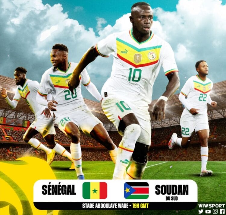 LIVE - Suivez le match Sénégal vs Soudan du Sud en direct - wiwsport
