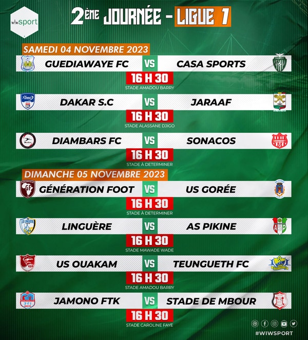 Ligue 1 : Interdiction de recevoir dans un centre ou académie privé : Génération Foot et Diambars envoyés à Lat Dior - wiwsport