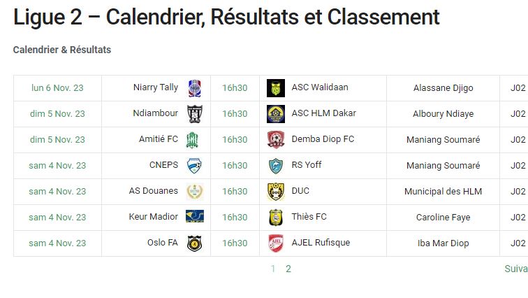 Ligue 2 - Programme J02 : Le duel Oslo - Ajel, un test à Douanes pour DUC… - wiwsport