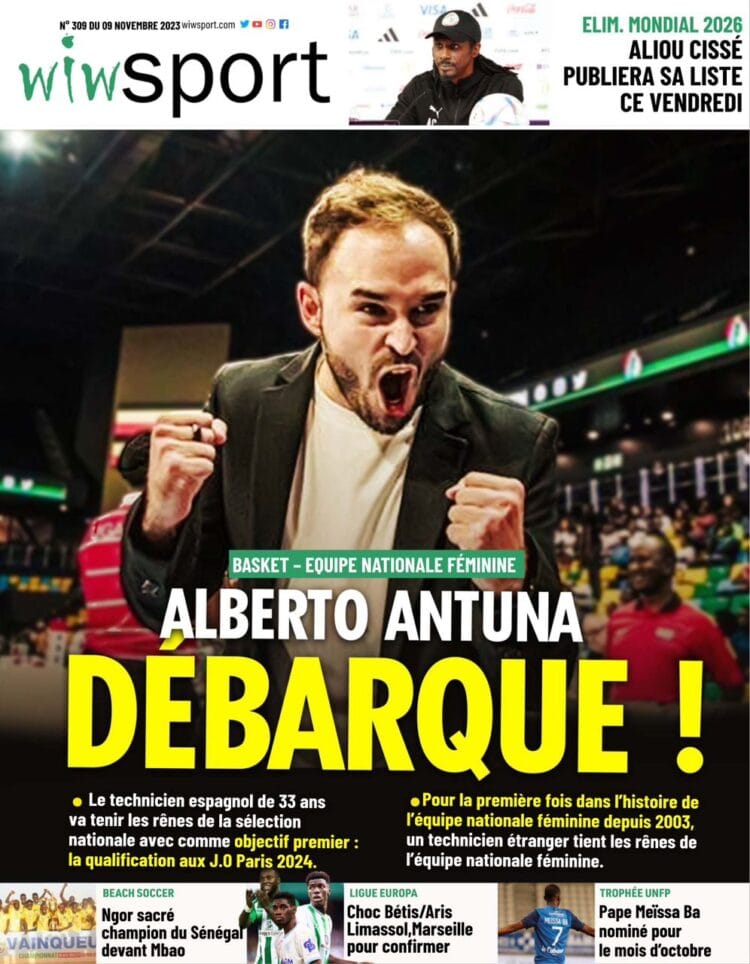 Lire le Journal wiwsport du Jeudi 09 novembre #309 - wiwsport Lire le Journal wiwsport du Jeudi 09 novembre #309 - wiwsport