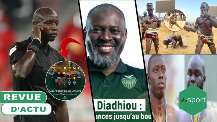REVUE D'ACTU 22 DEC : Trois arbitres sénégalais retenus pour la CAN, Diadhiou à GFC, Bou Siteu vs Tap... - wiwsport