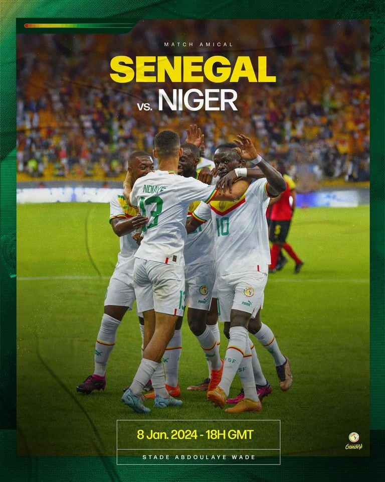 Préparation CAN 2023 : Les Lions joueront le Niger en amical le 8 janvier à Abdoulaye-Wade - wiwsport