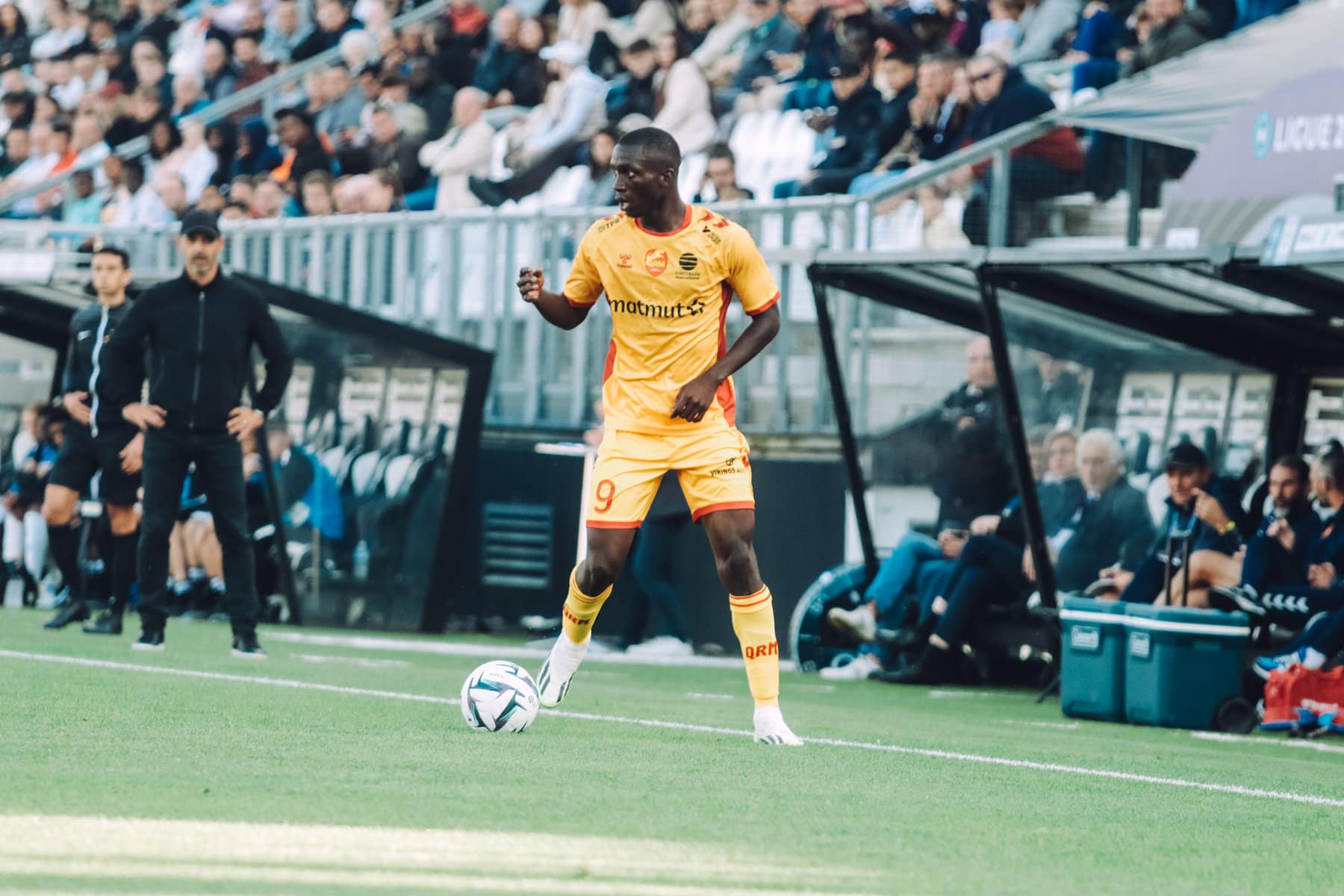 Interview : Sambou Soumano, meilleur buteur de l'US Quevilly : « En tant que footballeur sénégalais, il est évident de penser à défendre un jour les couleurs de sa patrie »" - wiwsport