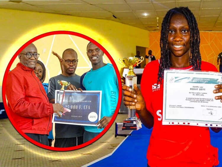 Tennis de Table - Championnat régional de Dakar : Abdoulaye Drame et Bigue Seye remportent les finales ! - wiwsport